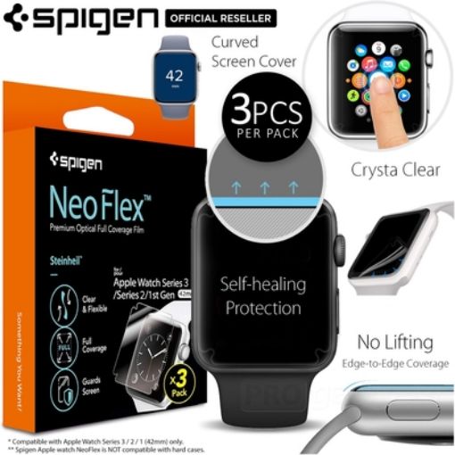 Picture of Spigen For Apple Watch Series 3 / 2 / 1 42mm Screen Protector Neo Flex