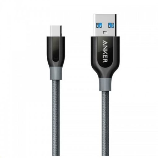 Picture of ANKER POWERLINE+ USB-C TO USB-A 3.0 3FT CABLE (0.9M) GREY