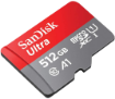 Picture of SanDisk 512GB Ultra microSDXC UHS-I C10 100MB/s Memory Card