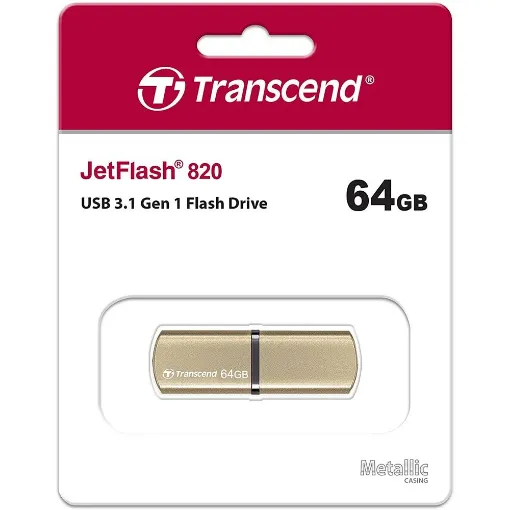 Picture of Transcend JetFlash 820 USB 3.1 Gen 1 Flash Drive 64GB
