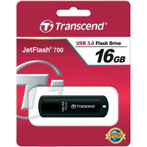 Picture of Transcend JetFlash 700 USB 3.0 Flash Drive - 16GB