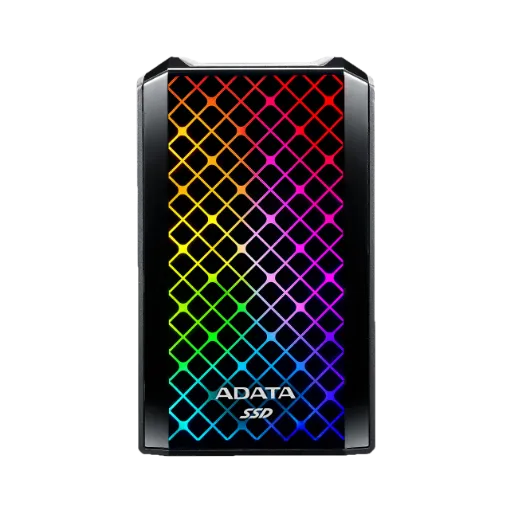 Picture of ADATA SE900G 1TB USB-C 3.2 Gen2 External RGB SSD Drive