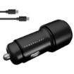 Picture of Powerology Aluminum USB + PD Car Charger 38W With Type-C Cable 0.9M - Black