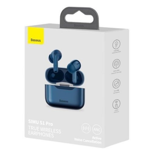 Picture of Baseus Simu S1 Pro Wireless Earphone With Active Noise Cancellation And Wireless Charging