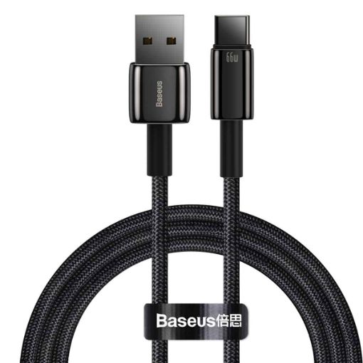 Picture of Baseus Tungsten Gold 66W USB To Type c Fast Charging Cable 2m 