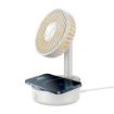 Picture of Baseus 10W Wireless Charger With Oscilating Fan Charging Adapter And Cable Include