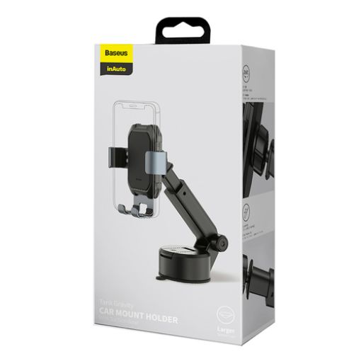 Picture of Baseus Tank Gravity Car Mount Holder With Suction Base Tarnish